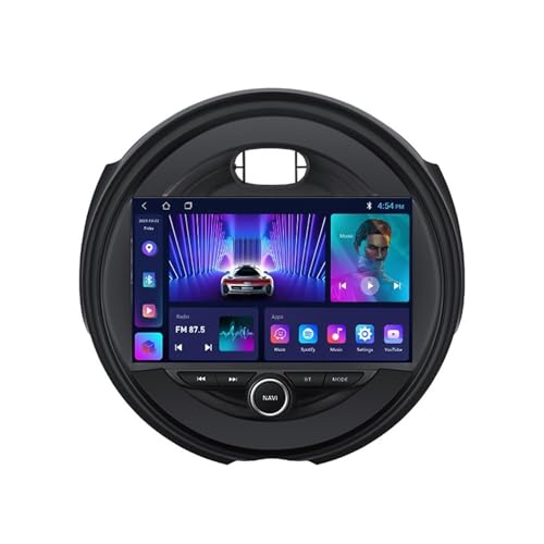 Für BMW Mini 2014-2020 Android 12 Autoradio 9 Zoll Touchscreen Mit Wireless CarPlay Android Auto GPS Navigation Bluetooth RDS DSP WiFi SWC Mirror Link + Rückfahrkamera (Size : M100S - 4 Core 1+16G WI