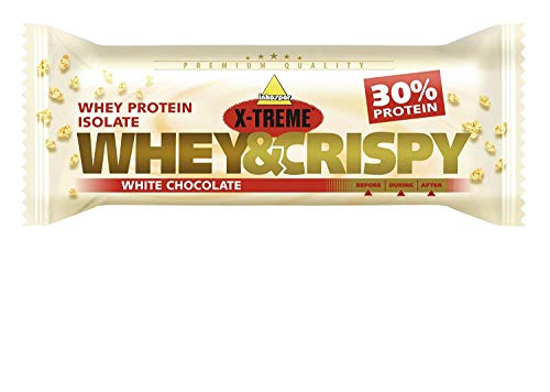 Inkospor X-Treme Whey & Crispy Riegel, White Chocolate, 24 x 50g