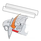 Lackschutzshop Einstiegsleisten Türeinstiege Einstiege passend für Ford Fiesta (Typ MK8 ab BJ 2016, alle Modelle) (5türige Modelle) - 150µm transparent