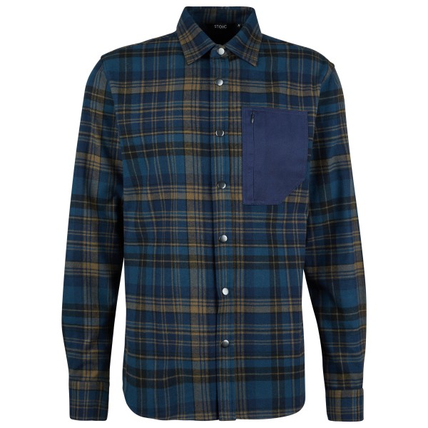 Stoic - MMXX.Locksta Flannel Shirt - Hemd Gr L blau
