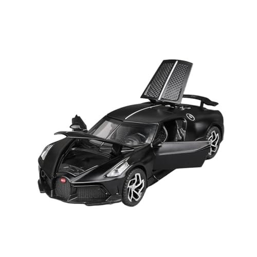 maßstabsgetreues Auto 1:32 Für Bugatti La Voiture Noire Black Dragon Supercar Legierung Auto Modell Druckguss Auto Modell Modellfahrzeug zum Sammeln (Color : B)