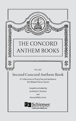 Concord Anthem Book, Book 2 - SATB, CHORAL MUSIC - CHORAL SCORE