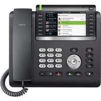 Unify OpenScape Desk Phone CP700X - VoIP-Telefon - mit Bluetooth-Schnittstelle - dreiweg Anruffunktion - SIP - Schwarz/Silber