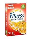 10er-Pack Nestlé Fitness Corn Flakes der knusprige Klassiker Frühstückscerealien 375g + 1er-Pack Kostenlos Felce Azzurra Talkumpuder, 100g-Beutel