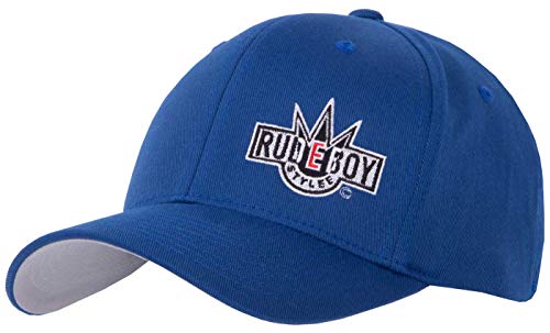 2Stoned Flexfit Baseball Cap Classic Royal Blau mit Stick Rudeboy Größe L/XL (58cm - 60cm) für Damen und Herren