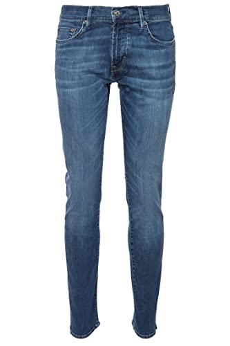 Baldessarini Herren 5-Pocket-Jeans John Slim Fit B1 16511.1271 6836*, Farbe:6836 Blue Used Buffies, Größe:34W / 32L