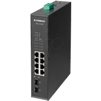 EDI IGS-1210P - Switch, 10-Port, Gigabit Ethernet, PoE+, SFP