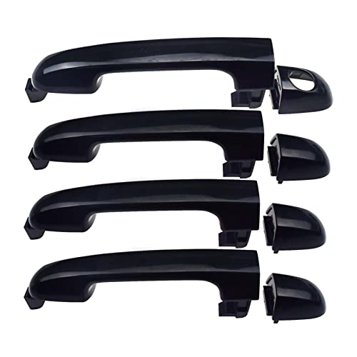 Für Hyundai I20 2007-2014 Türgriff Links Rechts Vorne Hinten Außentürgriff 82651-1J000,83652-1J000,83652-1J000CA (Farbe : Front Rear 4pcs)