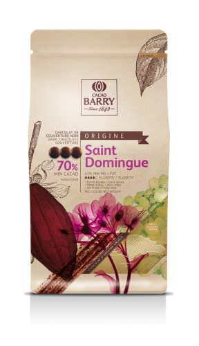 Dunkle Schokolade SAINT DOMINGUE Origine 70% Cacao Barry 1 kg, Callebaut