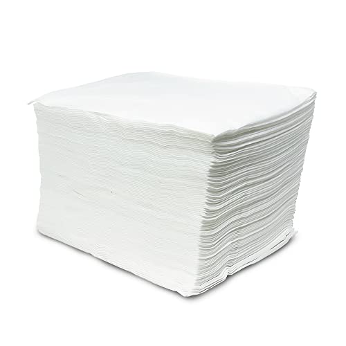 MUNTRADE Spunlace Einweg-Handtücher, 40 x 50 cm, Friseursalon und Ästhetik, Weiß (500)