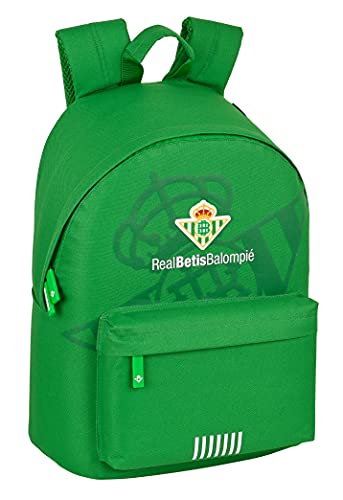 safta MUNICH Laptop-Rucksack, 35,6 cm, ideal für Jugendliche verschiedener Altersgruppen, bequem und vielseitig, Qualität und Strapazierfähigkeit, 31 x 16 x 41 cm, Grün, grün, Estándar, Casual