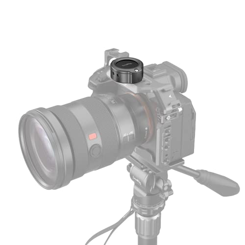 SMALLRIG Cage für AirTag, Kameraadapterhalterung mit doppelter 1/4"-20-Schraubhalterung, kompatibel mit Kamerakäfig-Kameraplatte - MD4149