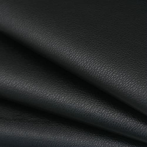 1 Stück große Größe 100 x 137 cm selbstklebende PU-Leder-Stoff-Aufkleber für Sofa-Reparaturflicken zum Aufkleben (schwarz)