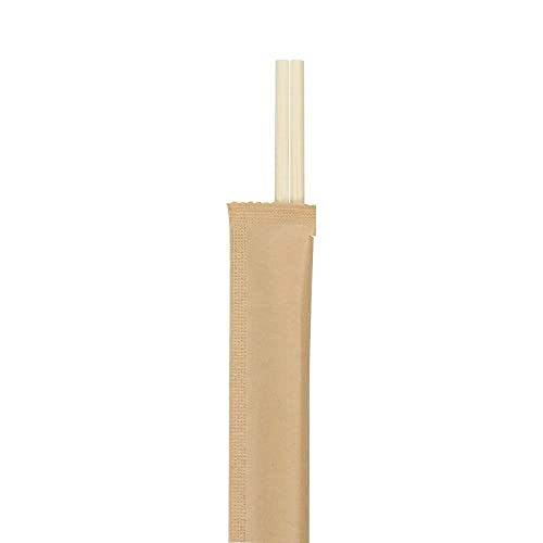 BIOZOYG Bambus-Essstäbchen 20 cm hygienisch einzeln verpackt in Kraftpapier-Hülle Naturprodukt biologisch abbaubar I asiatische Stäbchen I Sushi Besteck I Eßstäbchen Chopsticks 1000 Stück