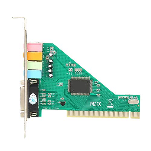 PCI-Soundkarte, 4.1 Kanal interne Soundkarte Desktop PC Stereo Surround Audio Karte für Windows 98/2000/XP CMI8738