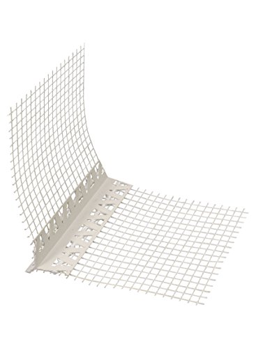 10 Stab Tropfkantenprofil 200 cm = 20 lfdm Tropfkante Profil PVC mit Gewebe