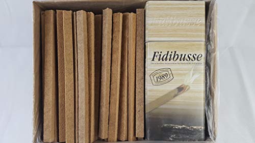 350 Stück Fidibusse Ofenanzünder Anzünder Grillanzünder Premium Anzündstäbe + 1 x Original Brunner Dose für Fidibusse am Kamin zum Nachfüllen
