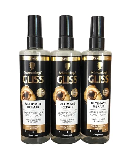 Gliss Spray Conditioner Express Ultimate Repair- 200ml- für stark geschädigtes Haar - Schwarzkopf