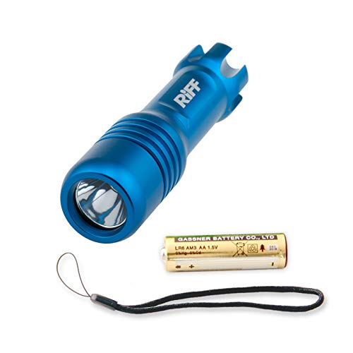 Riff TL Micro LED Mini Tauchlampe, Farbe:blau