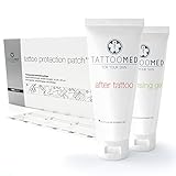 TattooMed Tattoo After Care Advanced Kit - Spar Bundle (After Tattoo 100ml & Cleansing Gel 100ml & Tattoo Protection Patch 10 Stück)