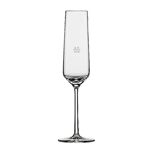 Schott Zwiesel Pure Sektglas, Glas, transparent, 23.2 x 16.2 x 26.4 cm, 6-Einheiten
