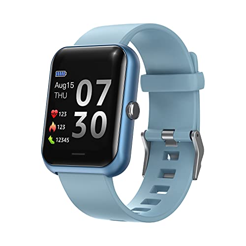 SUPBRO Smartwatch Fitness Armband Tracker Voller Touch Screen Uhr IP68 Wasserdicht Armbanduhr Smart Watch mit Schrittzähler Pulsmesser Stoppuhr für Damen Kinder Sportuhr für iOS Android