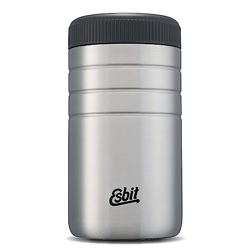 Esbit Thermobehälter Majoris | Edelstahl | BPA-Frei | Schwarz & Silber | 0,4L & 0,55L | für warme Speisen, Suppe, Lunch