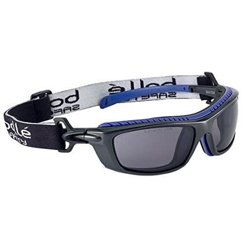 Bollé Safety BAXPSF, Serie BAXTER, One Size Schutzbrille - Schwarz / Blau
