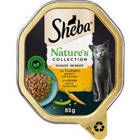Sparpaket Sheba Nature´s Collection in Sauce 44 x 85 g - mit Truthahn