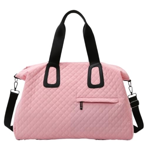 Gymbag Fitnesstasche for Damen, Sporttasche, Nass- Und Trockentrennung, wasserdichte Yogatasche, Reisetasche Sports Bag (Color : Pink, Size : A)