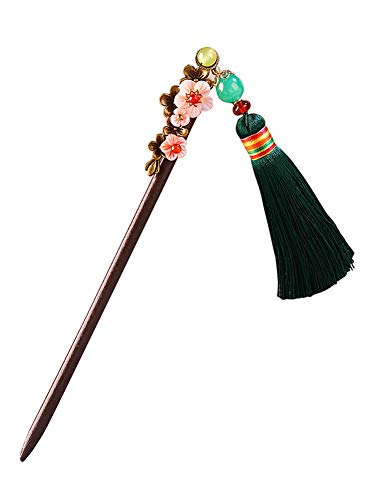 ZORILO Vintage Hairpin Chinese Headdress AccessoriesRetro Classical Hair Chopsticks Elegant Hair Decor [D] (Color : Multicolor)