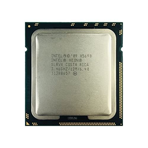 MovoLs CPU-Prozessor kompatibel mit X5690 3,4 GHz 6-Kern-12-Thread-Prozessor 12M 130W LGA 1366 Verbessern Sie die Laufgeschwindigkeit des Compute