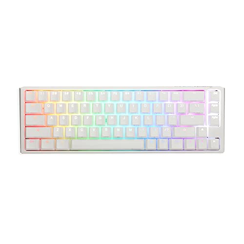 Ducky One 3 Classic Pure White SF Gaming Tastatur, RGB LED - MX-Clear (US)