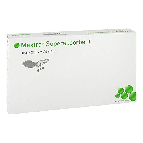 MEXTRA Superabsorbent Verband 12,5x22,5 cm 10 St Verband