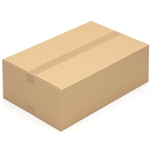 30 Faltkartons 590 x 390 x 200 mm Stabile 2-Wellig Karton für Warensendung und Verpackung