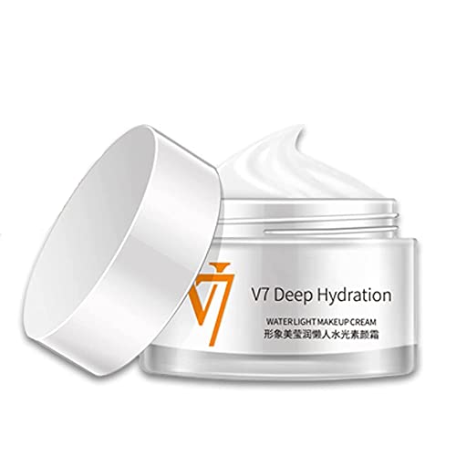 V7 Deep Hydration Waterlight Makeup Cream, feuchtigkeitsspendende und frivole Plain Cream Lazy Cream Whitening Cream