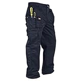 Lee Cooper LCPNT206 Cargo Pant, 42R, schwarz, 42