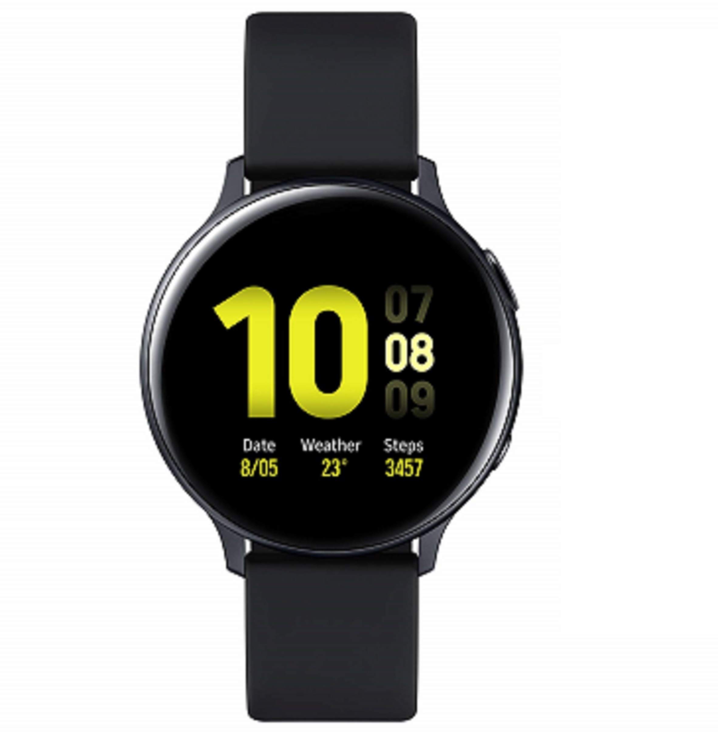 Samsung Galaxy Watch Active2 Explorer Edition, Fitnesstracker aus Aluminium, großes Display, ausdauernder Akku, wassergeschützt, 40 mm, inklusive 2x araree , LTE, Schwarz