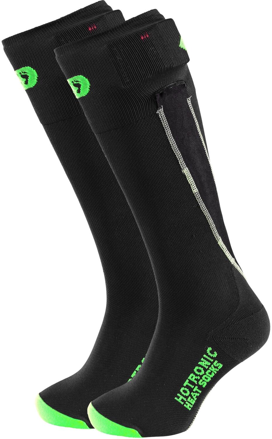 Hotronic Heat Socks Surround Thin (Gr&ouml;&szlig;e: 45.0 - 48.0, schwarz/gr&uuml;n, 1 Paar)