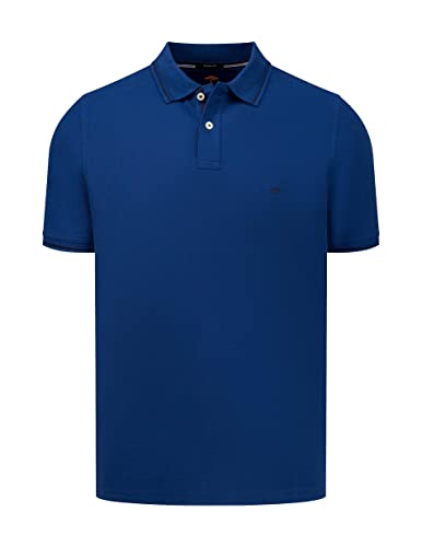 FYNCH-HATTON Polo 13131702 - Modern-Fit Polo-Shirt aus Supima-Baumwolle Night L