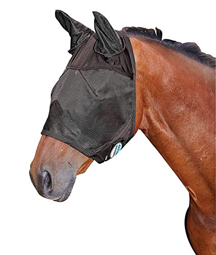 Weatherbeeta Fliegen Maske schwarz, Pony, Cob, Full, Extra Full/Warmblut