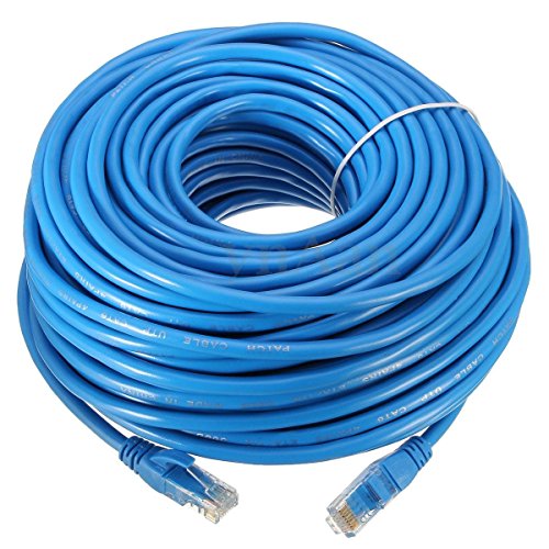 Link-e : Ethernet Netzwerkkabel RJ45 30m Meter Cat.6 Blau, Pro-Qualität, Breitband, Internetverbindung, Box, TV, PC, Konsolen, PS4, PS3, Xbox, Switch, Router...