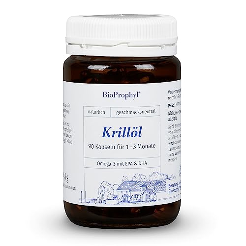 BioProphyl® Krill-Öl | hochdosiert 590 mg Krillöl | 159 mg Omega 3 Fettsäuren