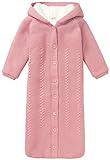 Noppies Unisex Baby U Sleepingbag Knit Narni Schlafsack, Old Pink, Outerwear 80 EU