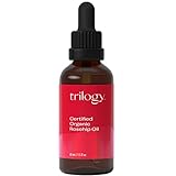 Trilogy Certified Organic Rosehip Oil - 45ml - natürliches Anti-Aging BIO Gesichtsöl aus kaltgepresstem Hagebuttenöl für Gesichtspflege & Reduzierung von Dehnungsstreifen und Falten