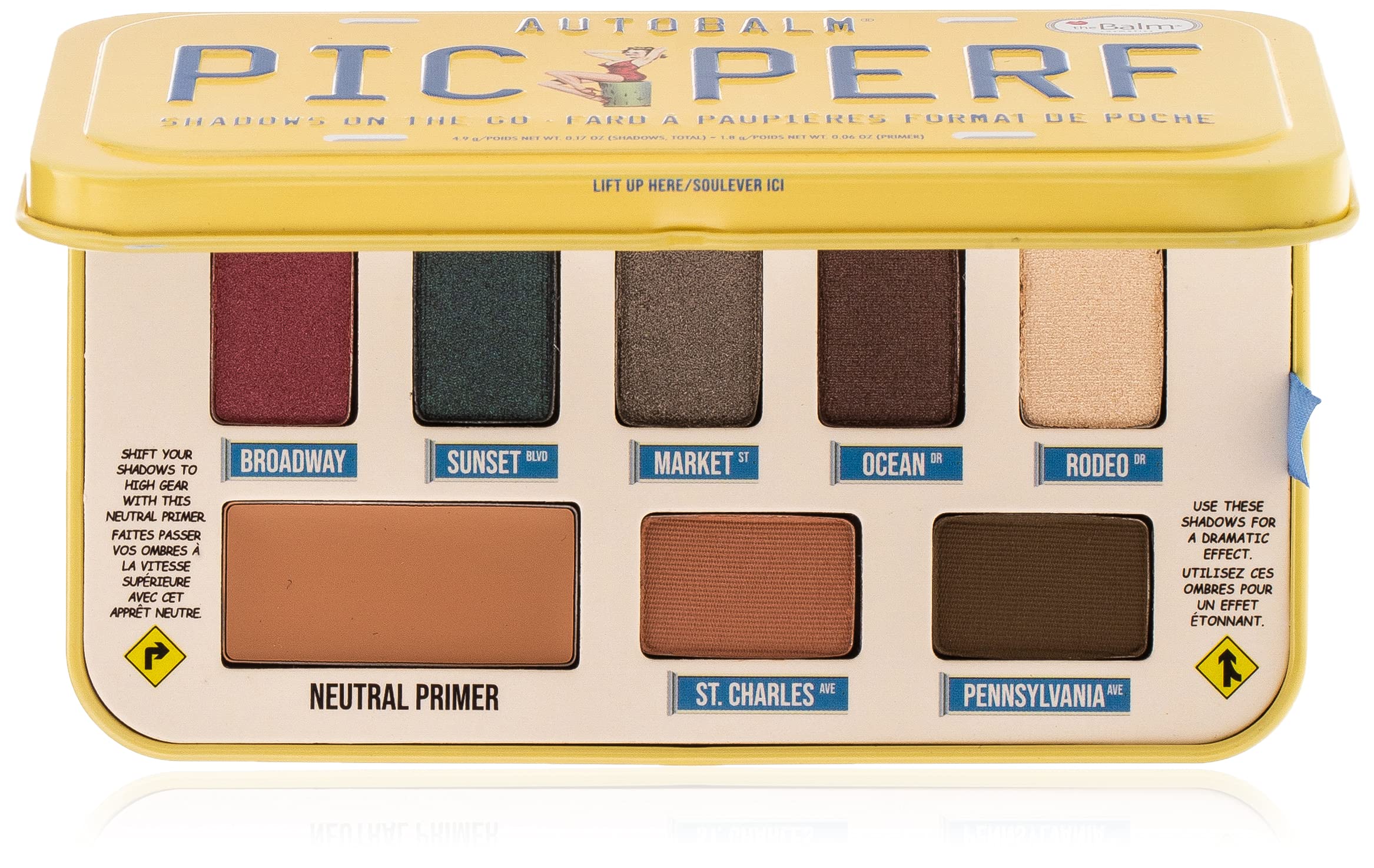 Thebalm Autobalm Pic Perf Eye Shadow Palette With Primer, Matte and Shimmer Shadows