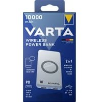 VARTA Wireless Power Bank 10000+Ladekabel, 10000mAh