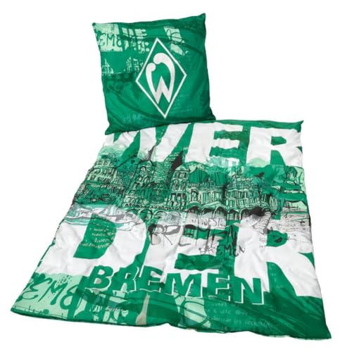 Werder Bremen GOTS Bettwäsche (Grün, Einzel)