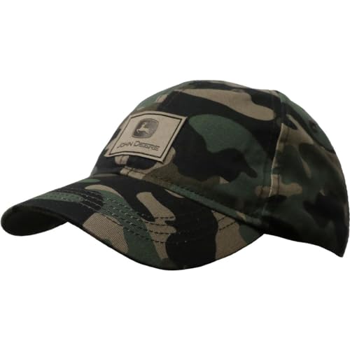 John Deere Unisex-Kinder Youth Boys Baseball Trademark Cap Baseballkappe, Camouflage, Jugend