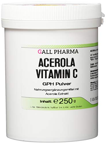 Gall Pharma Acerola Vitamin C GPH Pulver, 1er Pack (1 x 250 g)